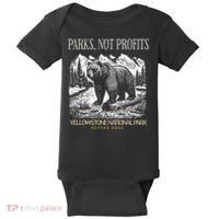 Yellowstone National Park Save Our Parks Not Profits Alt US Baby Bodysuit thumb 0