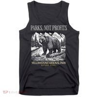 Yellowstone National Park Save Our Parks Not Profits Alt US Tank Top thumb 0