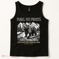 Yellowstone National Park Save Our Parks Not Profits Alt US Tank Top thumb 2