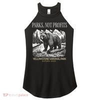 Yellowstone National Park Save Our Parks Not Profits Alt US Women's Perfect Tri Rocker Tank thumb 0