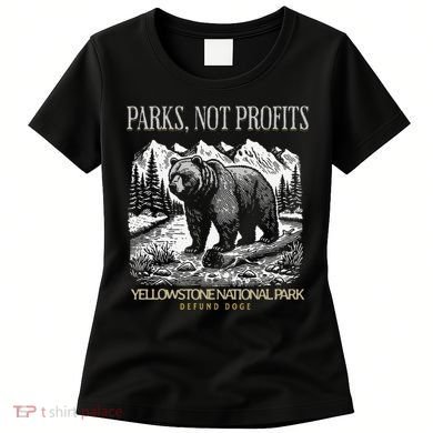 Yellowstone National Park Save Our Parks Not Profits Alt US Women's T-Shirt