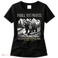 Yellowstone National Park Save Our Parks Not Profits Alt US Women's T-Shirt thumb 0