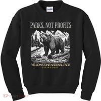 Yellowstone National Park Save Our Parks Not Profits Alt US Kids Sweatshirt thumb 0