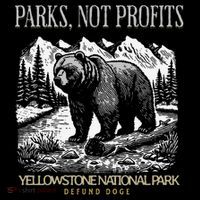 Yellowstone National Park Save Our Parks Not Profits Alt US Kids Colorblock Raglan Jersey thumb 2