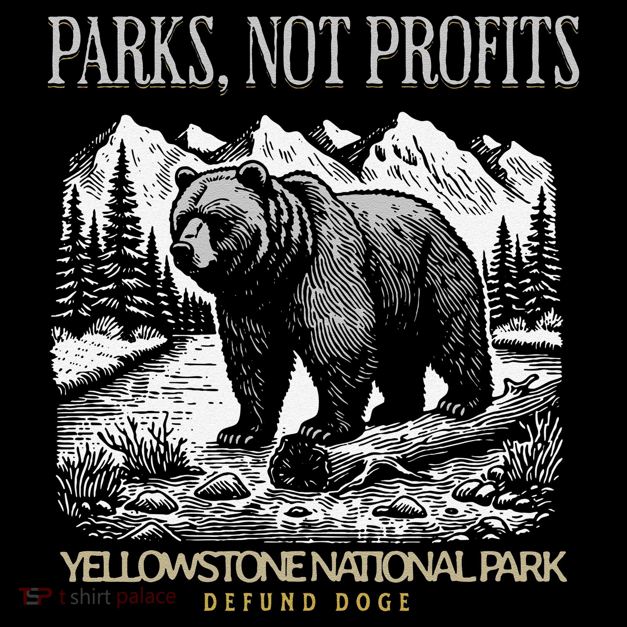 Yellowstone National Park Save Our Parks Not Profits Alt US Kids Colorblock Raglan Jersey