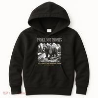 Yellowstone National Park Save Our Parks Not Profits Alt US Kids Hoodie thumb 0