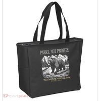 Yellowstone National Park Save Our Parks Not Profits Alt US Tote Bag thumb 2