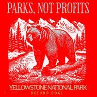 Yellowstone National Park Save Our Parks Not Profits Alt US Santa Hat thumb 1