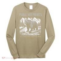 Yellowstone National Park Save Our Parks Not Profits Alt US Long Sleeve Shirt thumb 0