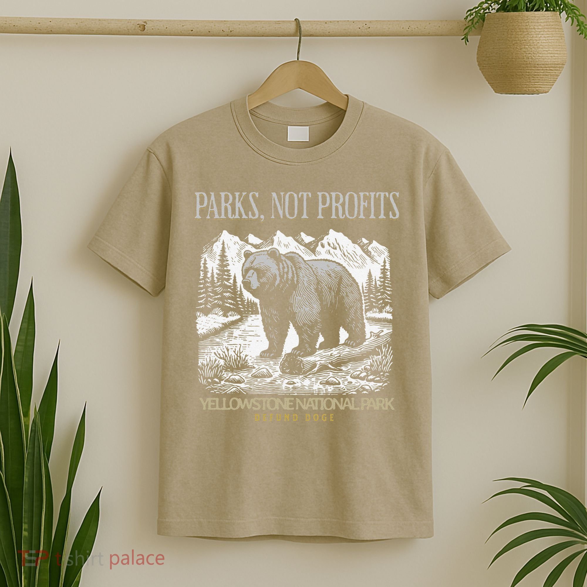 Yellowstone National Park Save Our Parks Not Profits Alt US T-Shirt