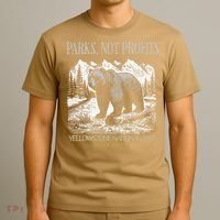 Yellowstone National Park Save Our Parks Not Profits Alt US T-Shirt thumb 3