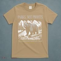 Yellowstone National Park Save Our Parks Not Profits Alt US T-Shirt thumb 5