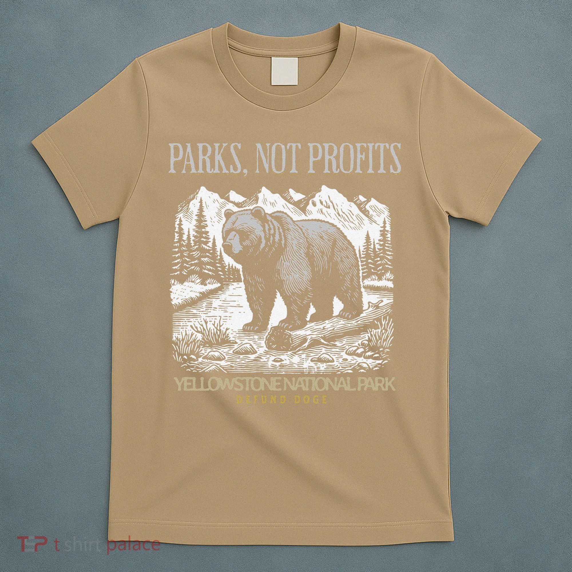 Yellowstone National Park Save Our Parks Not Profits Alt US T-Shirt