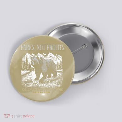 Yellowstone National Park Save Our Parks Not Profits Alt US Button