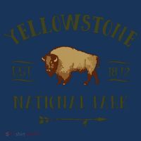YELLOWSTONE NATIONAL PARK Bison Buffalo Men Women Souvenir Coaster thumb 2