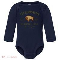 YELLOWSTONE NATIONAL PARK Bison Buffalo Men Women Souvenir Baby Long Sleeve Bodysuit thumb 0