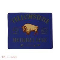 YELLOWSTONE NATIONAL PARK Bison Buffalo Men Women Souvenir Mousepad thumb 0