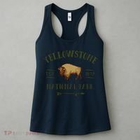YELLOWSTONE NATIONAL PARK Bison Buffalo Men Women Souvenir Women's Tank Top thumb 3