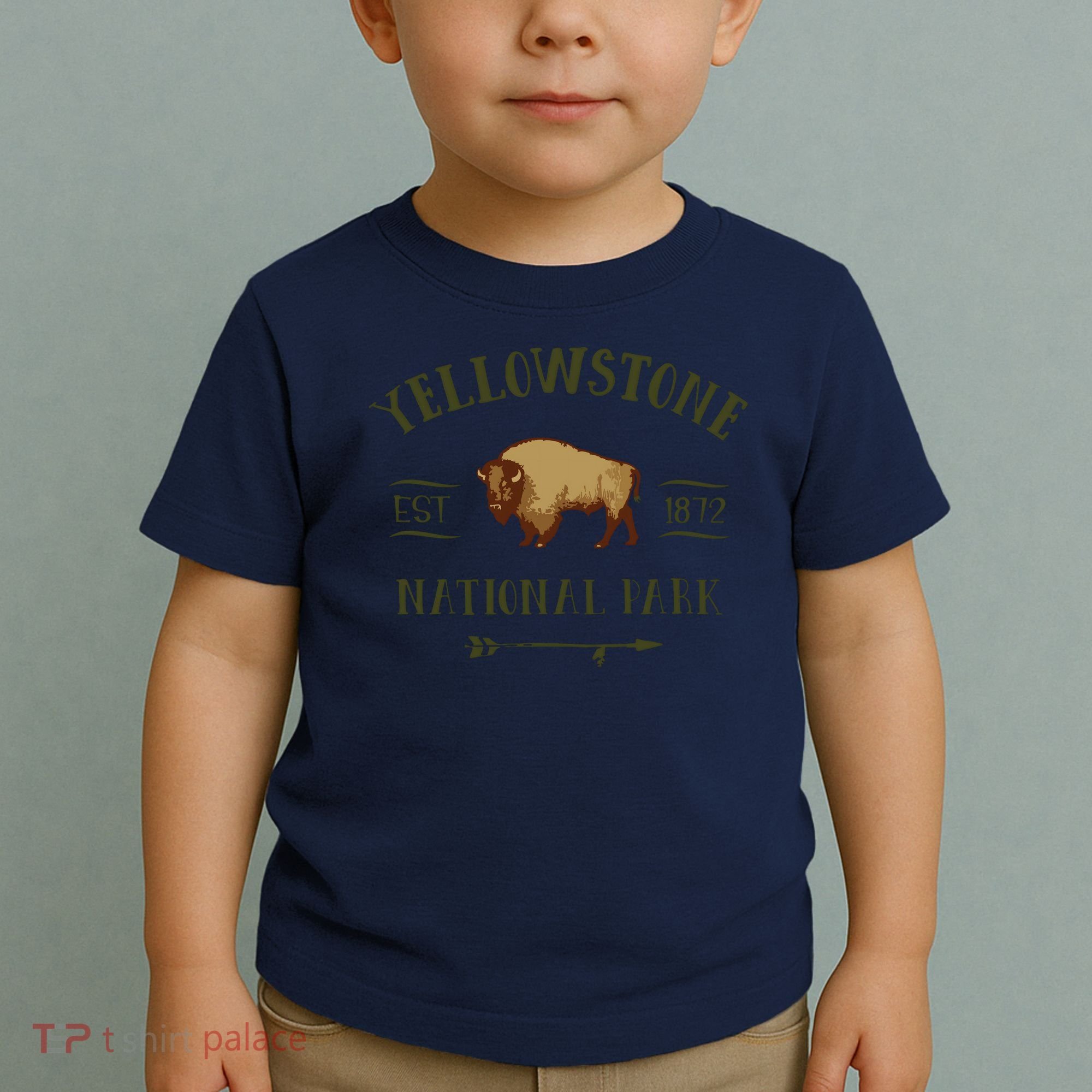 YELLOWSTONE NATIONAL PARK Bison Buffalo Men Women Souvenir Toddler T-Shirt