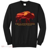 Yellowstone National Park Wyoming Buffalo Bison Sunset Sweatshirt thumb 0