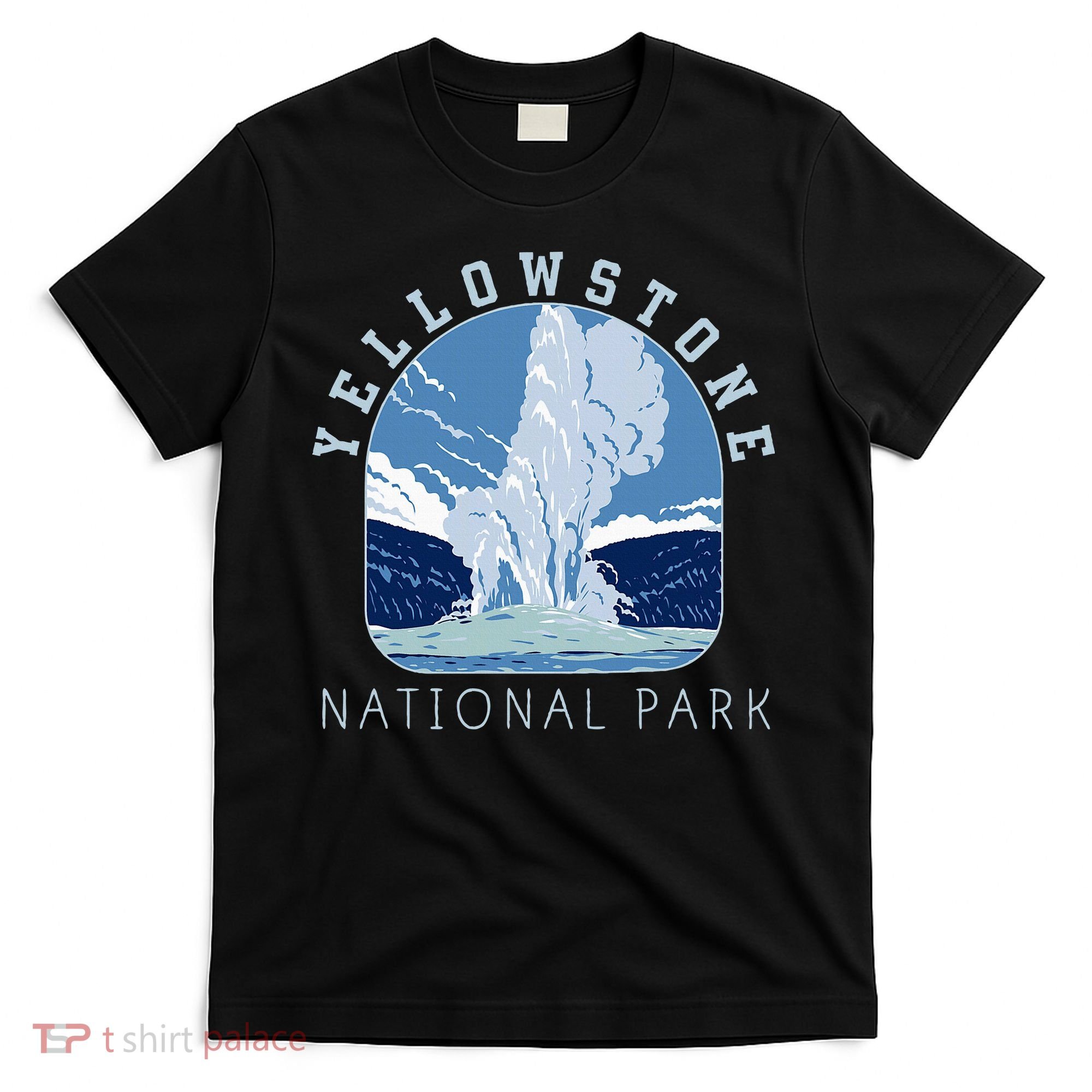 Yellowstone National Park Retro Vintage Old Faithful T-Shirt