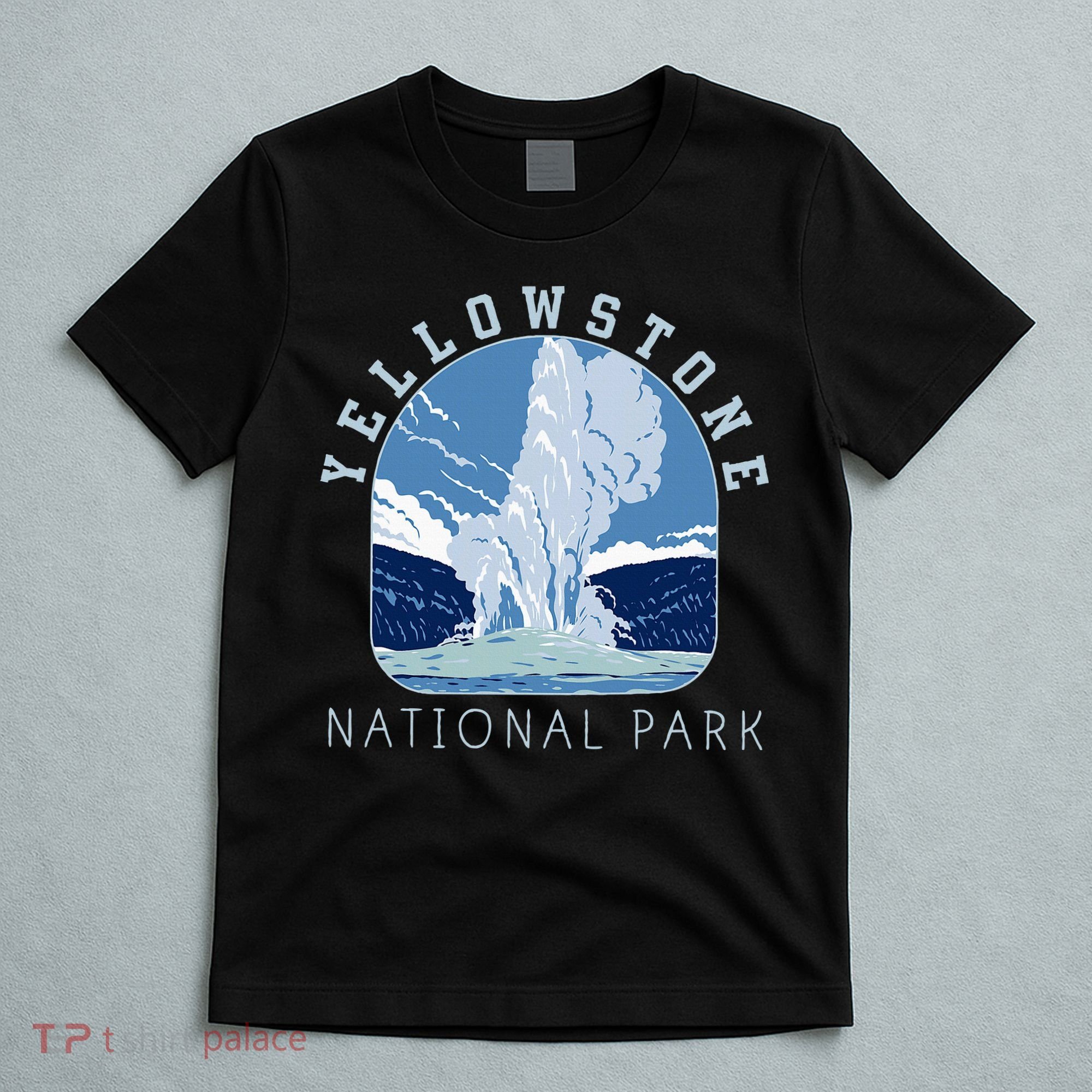 Yellowstone National Park Retro Vintage Old Faithful T-Shirt
