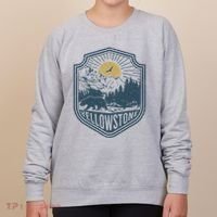 Yellowstone National Park Bear Nature Hiking Outdoors Women's Sweatshirt thumb 0