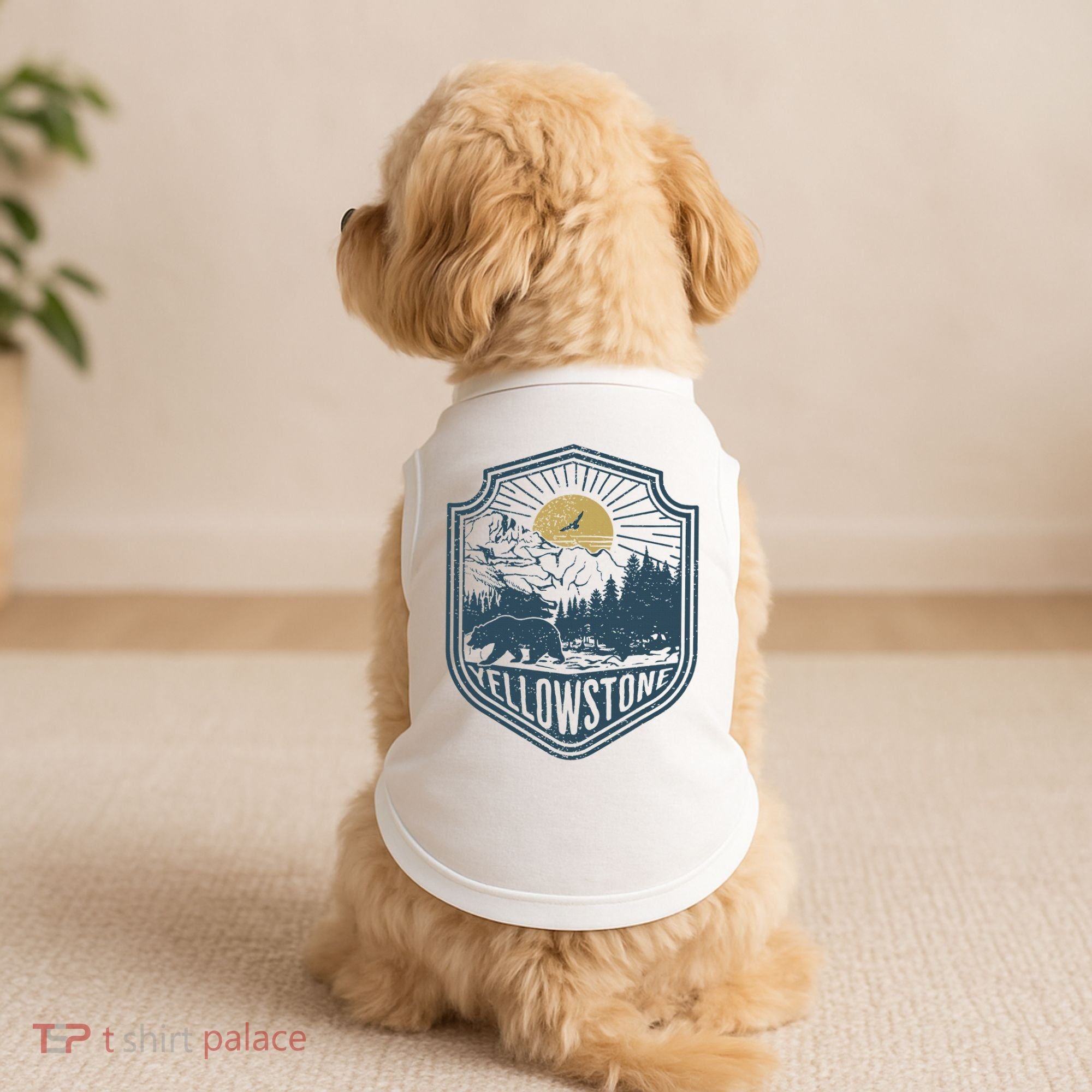 Yellowstone National Park Bear Nature Hiking Outdoors Doggie Tank