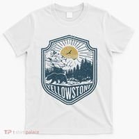 Yellowstone National Park Bear Nature Hiking Outdoors T-Shirt thumb 0