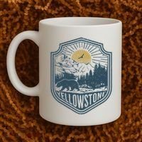Yellowstone National Park Bear Nature Hiking Outdoors Coffee Mug thumb 2