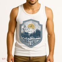 Yellowstone National Park Bear Nature Hiking Outdoors Tank Top thumb 3