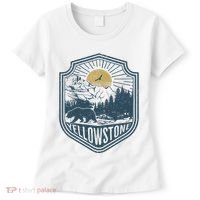 Yellowstone National Park Bear Nature Hiking Outdoors Women's T-Shirt thumb 0