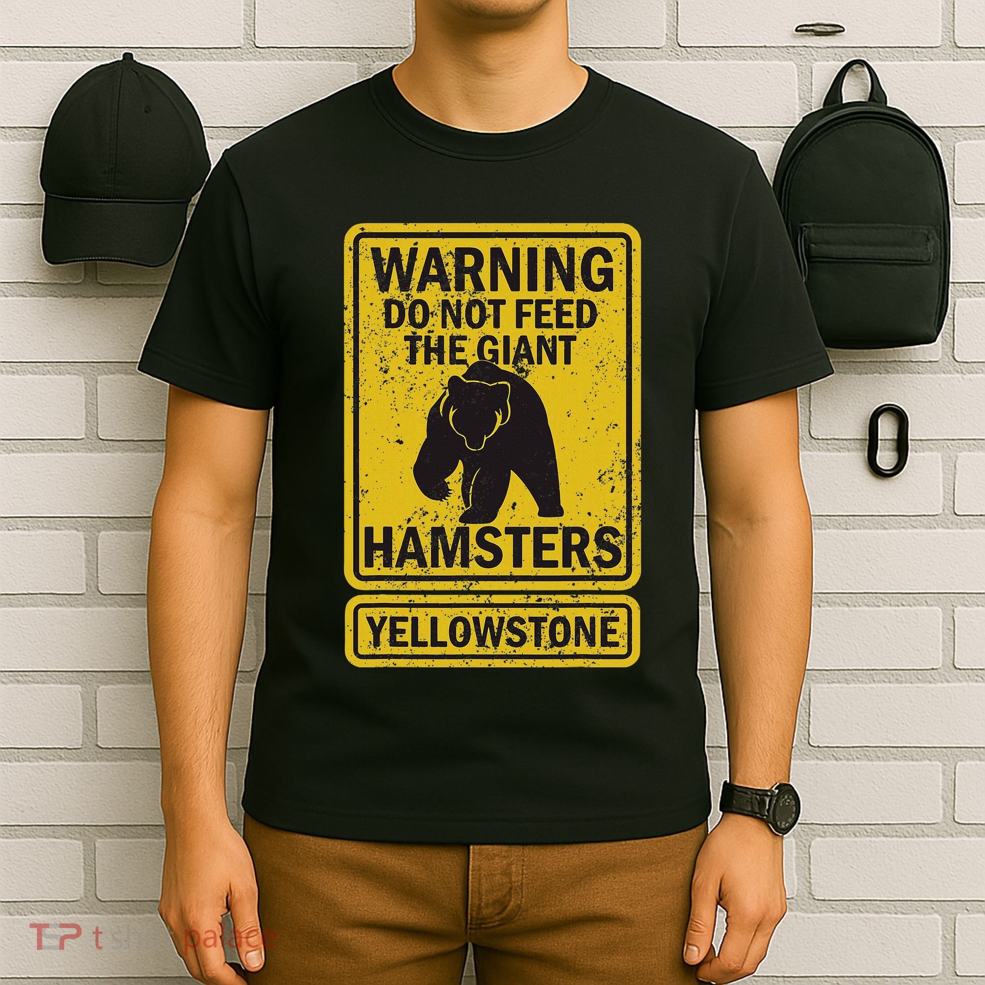 Yellowstone National Park Grizzly Brown Bear Souvenir T-Shirt