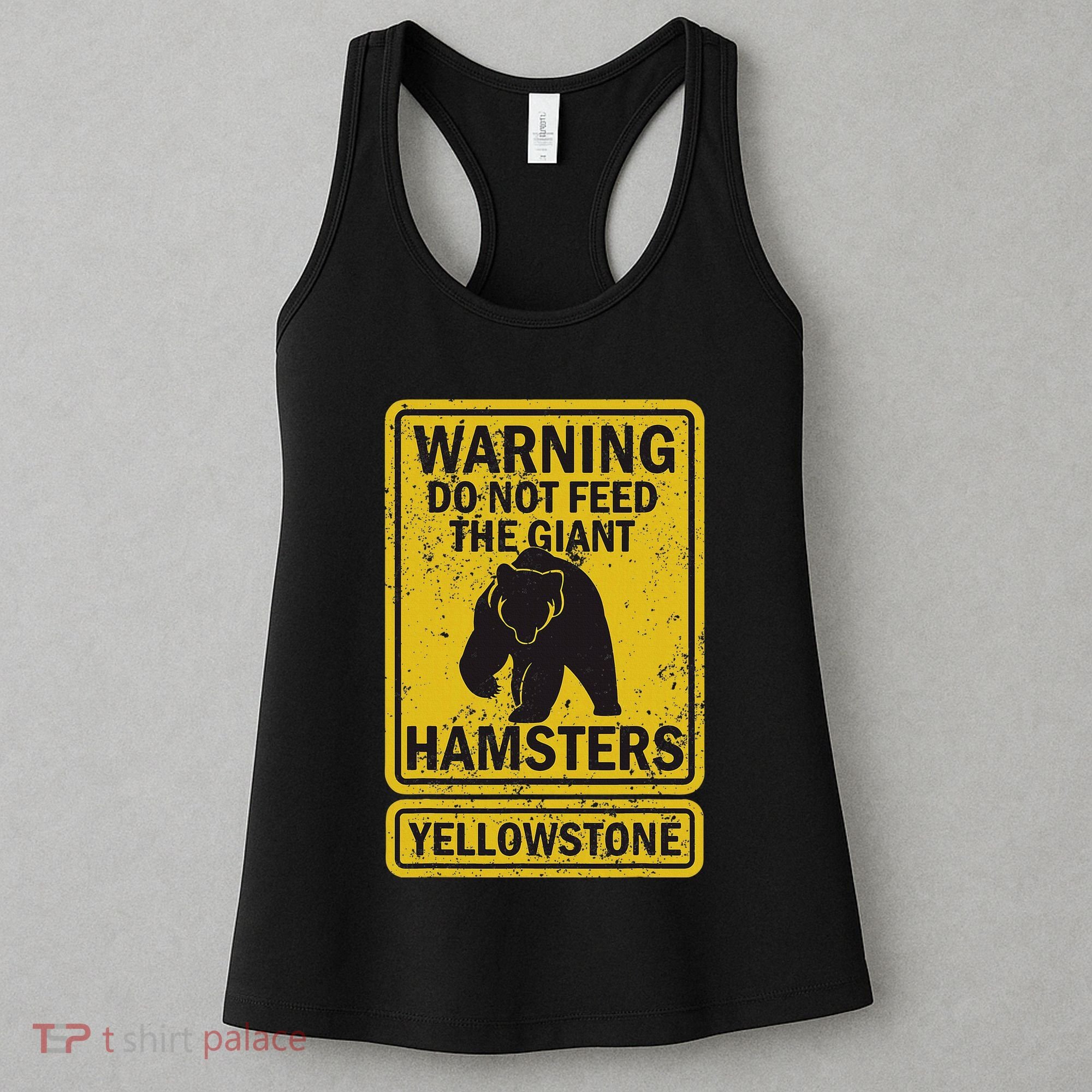 Yellowstone National Park Grizzly Brown Bear Souvenir Women's Tank Top