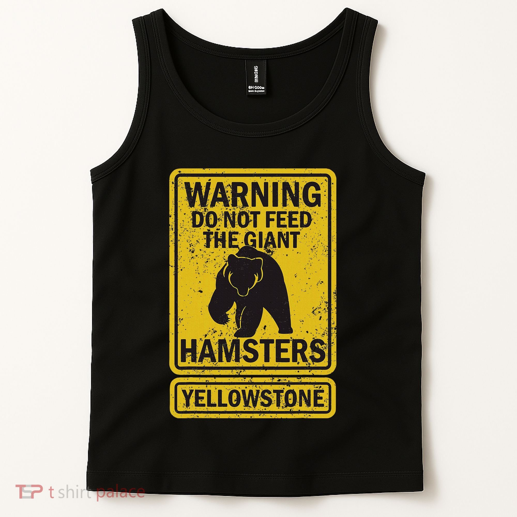 Yellowstone National Park Grizzly Brown Bear Souvenir Tank Top