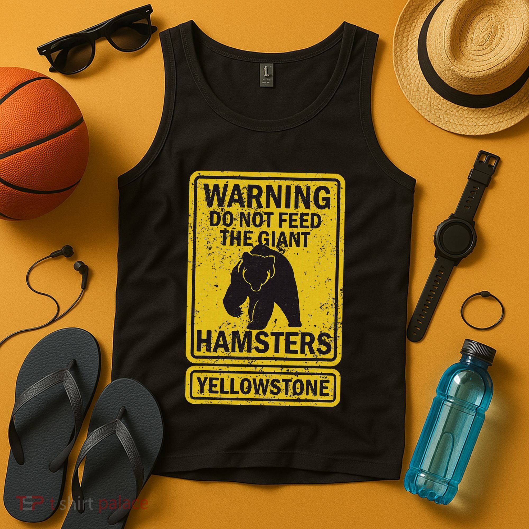 Yellowstone National Park Grizzly Brown Bear Souvenir Tank Top