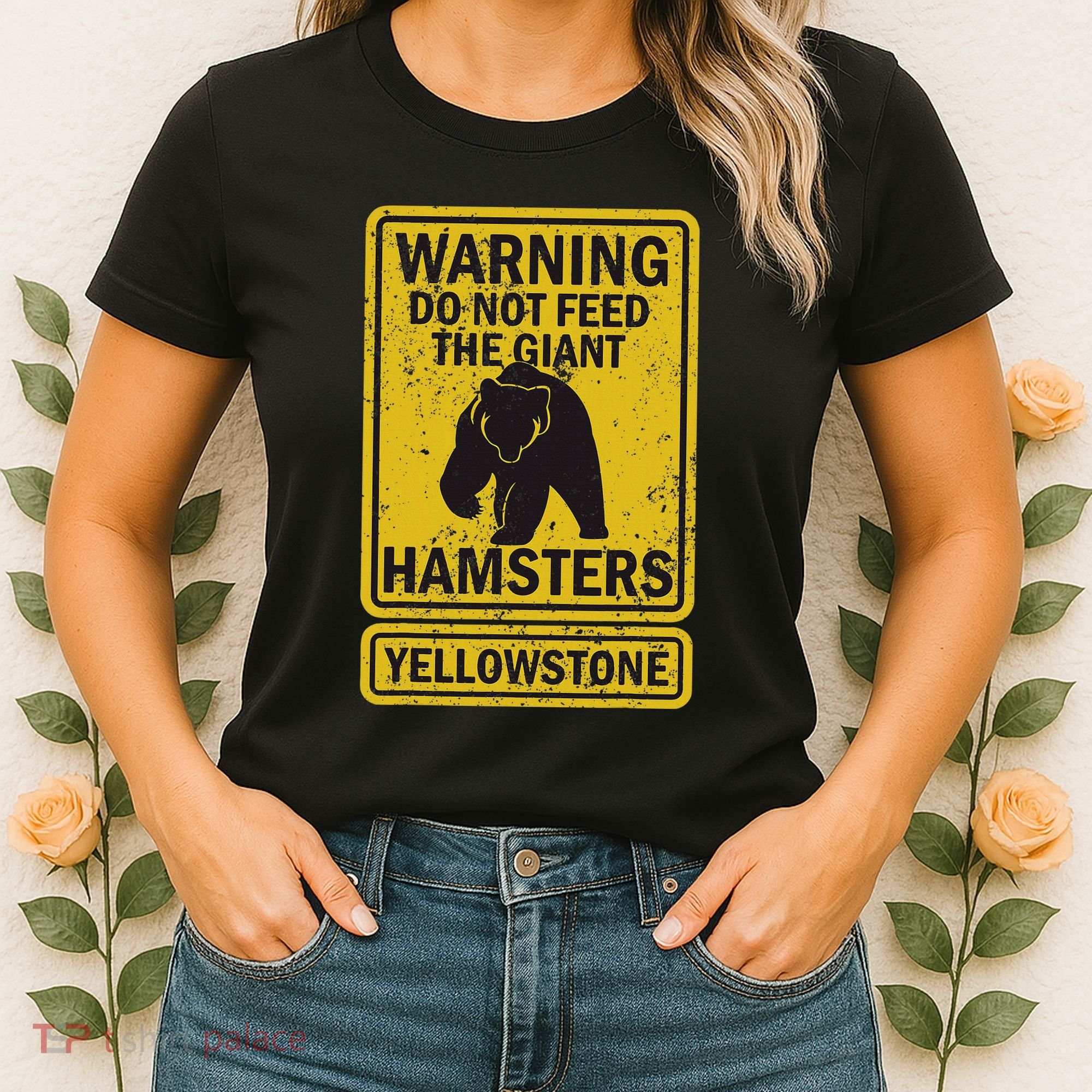 Yellowstone National Park Grizzly Brown Bear Souvenir Women's T-Shirt