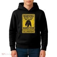 Yellowstone National Park Grizzly Brown Bear Souvenir Kids Hoodie thumb 4