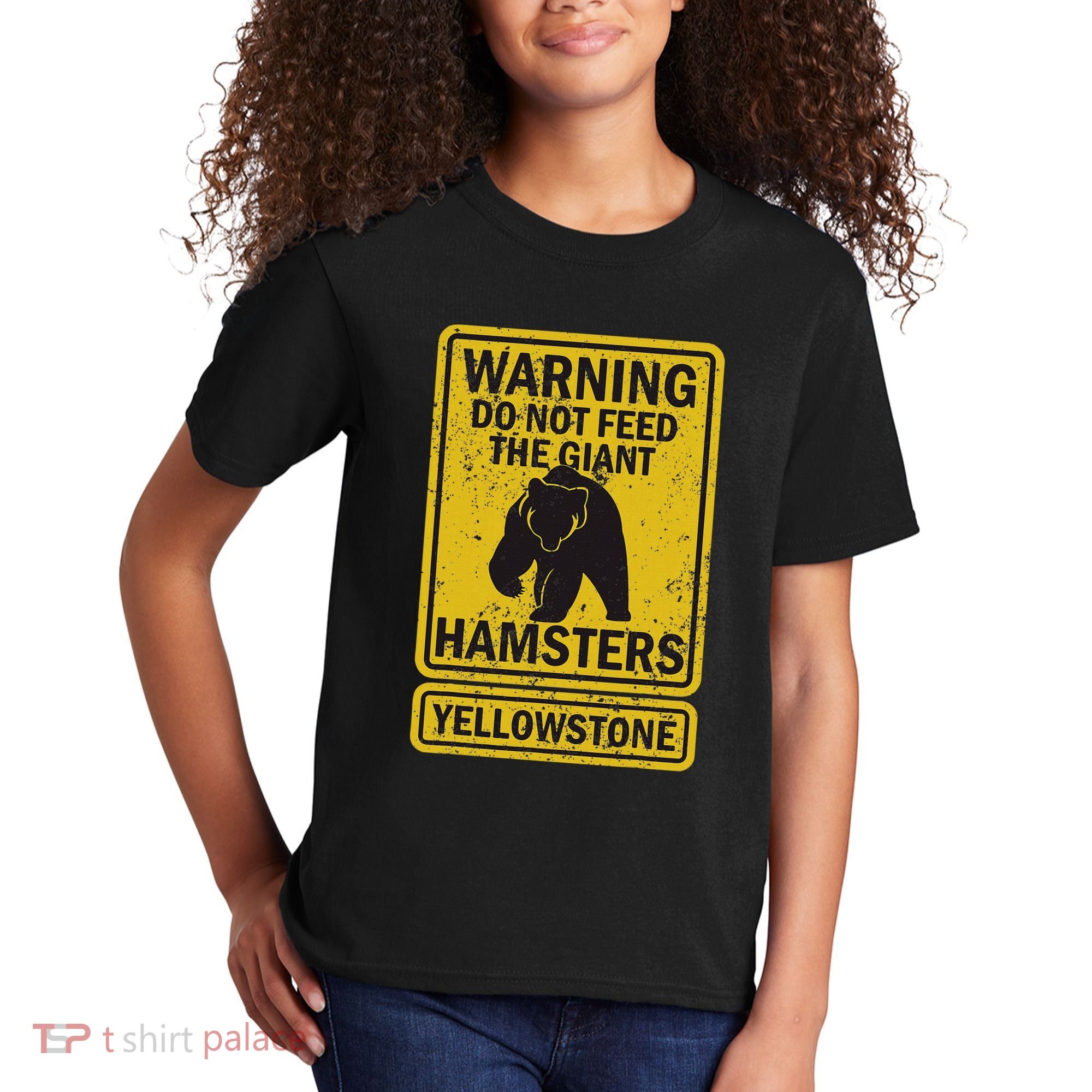 Yellowstone National Park Grizzly Brown Bear Souvenir Kids T-Shirt
