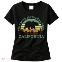 Yosemite National Park California Bear Nature Outdoors Retro Women's T-Shirt thumb 0