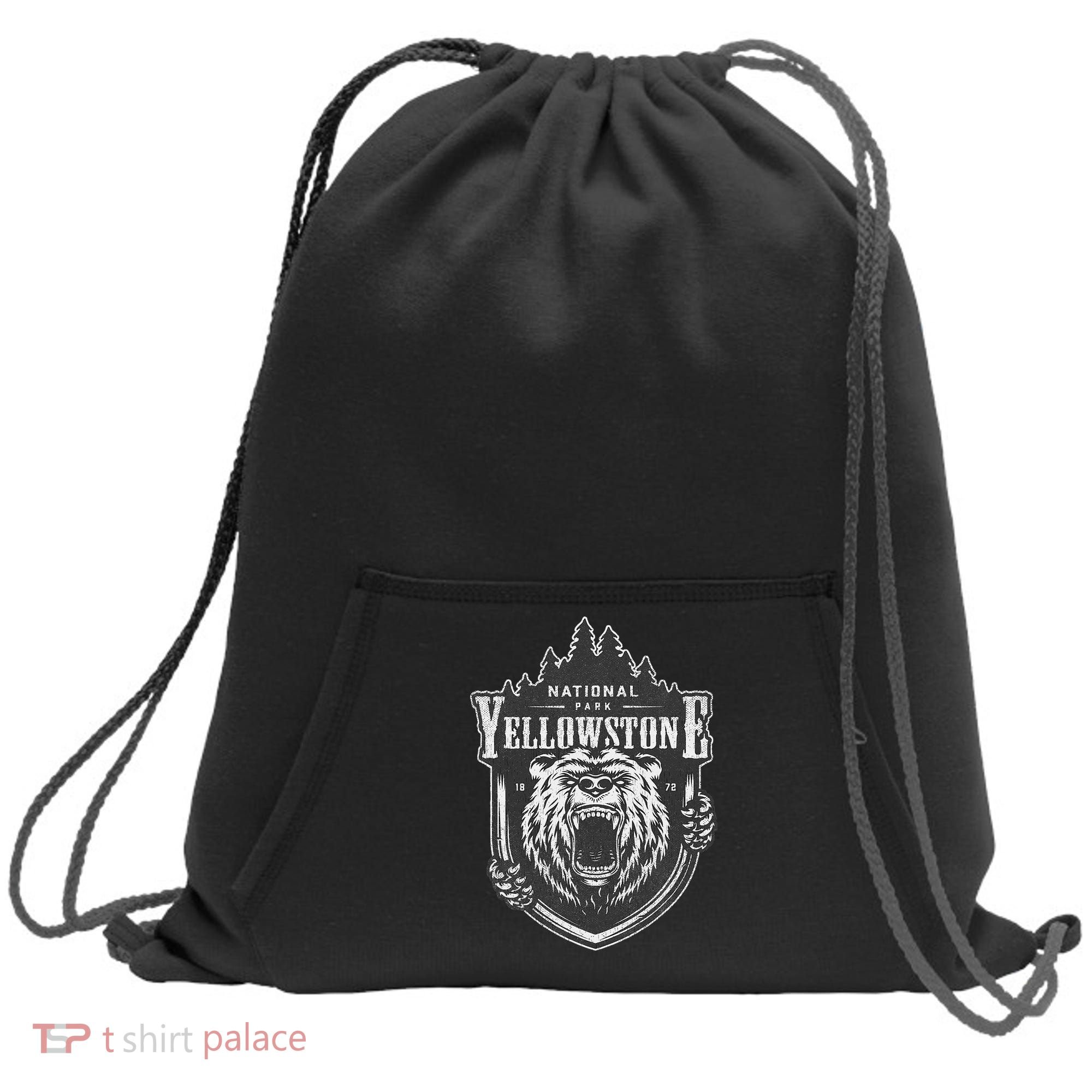 Yellowstone National Park Merchandise Yellowstone Souvenir Sweatshirt Cinch Pack Bag