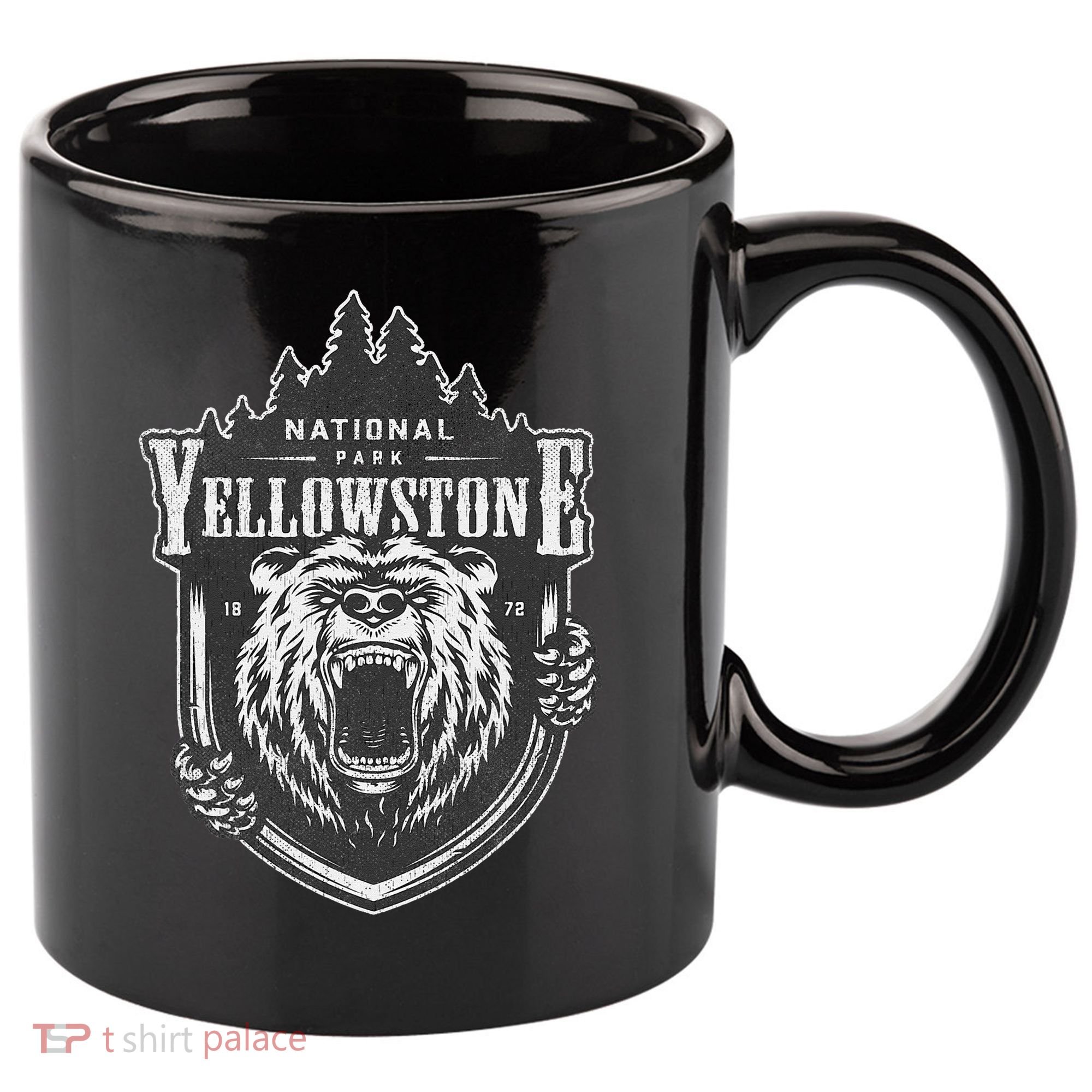 Yellowstone National Park Merchandise Yellowstone Souvenir 11oz C Handle Ceramic Mug