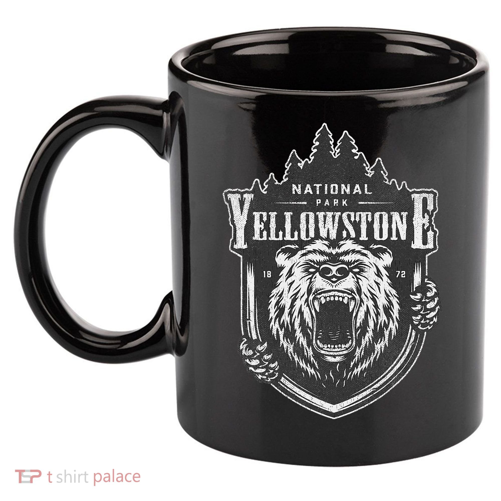 Yellowstone National Park Merchandise Yellowstone Souvenir 11oz C Handle Ceramic Mug