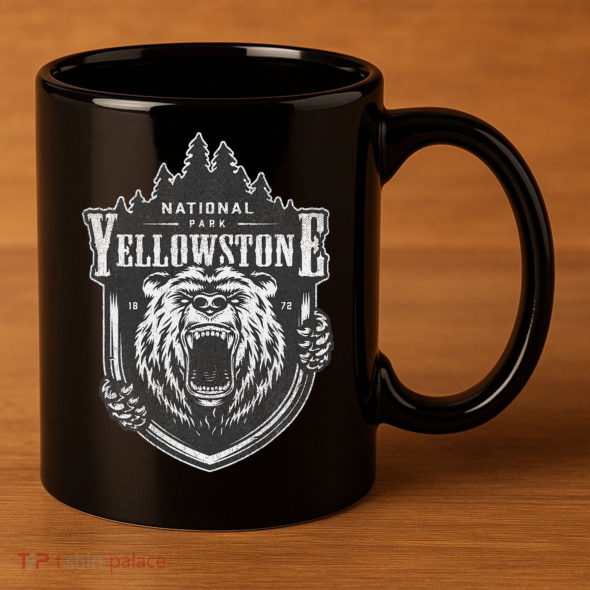 Yellowstone National Park Merchandise Yellowstone Souvenir 11oz C Handle Ceramic Mug