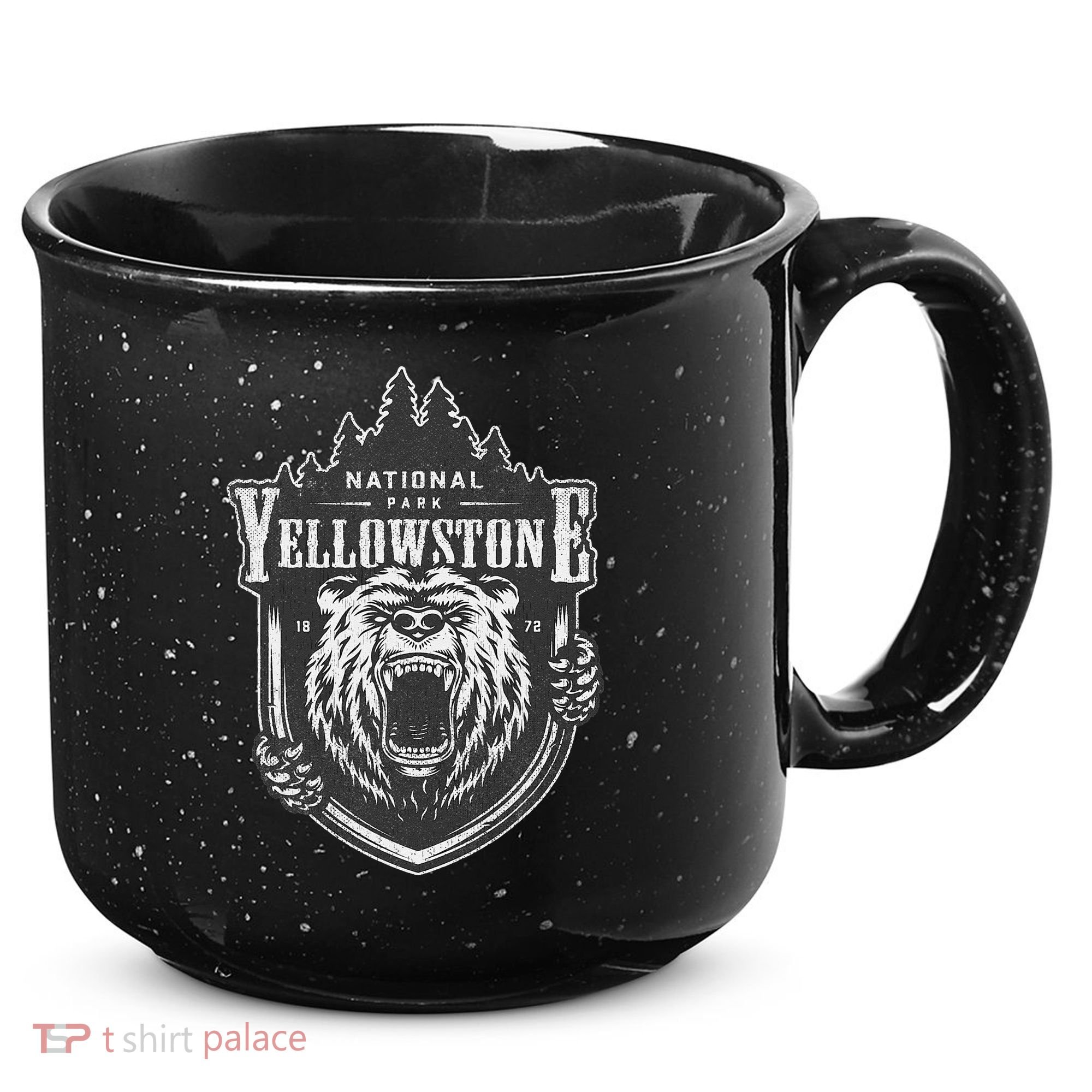 Yellowstone National Park Merchandise Yellowstone Souvenir 15oz Campfire Ceramic Mug