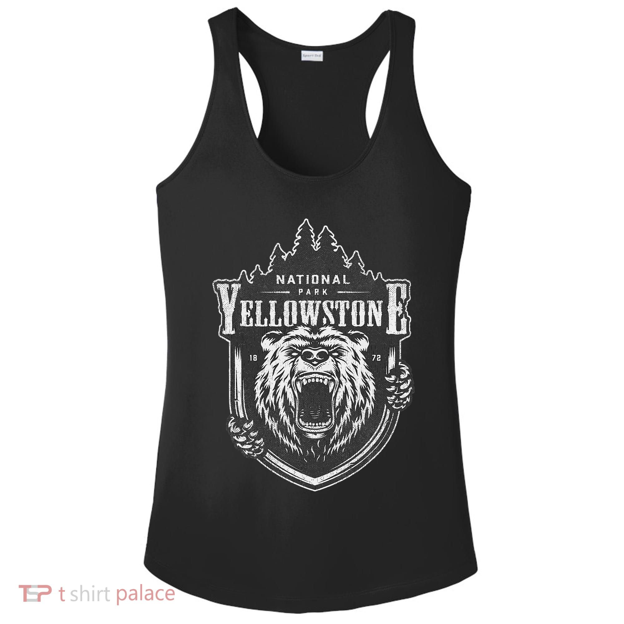 Yellowstone National Park Merchandise Yellowstone Souvenir Ladies PosiCharge Competitor Racerback Tank