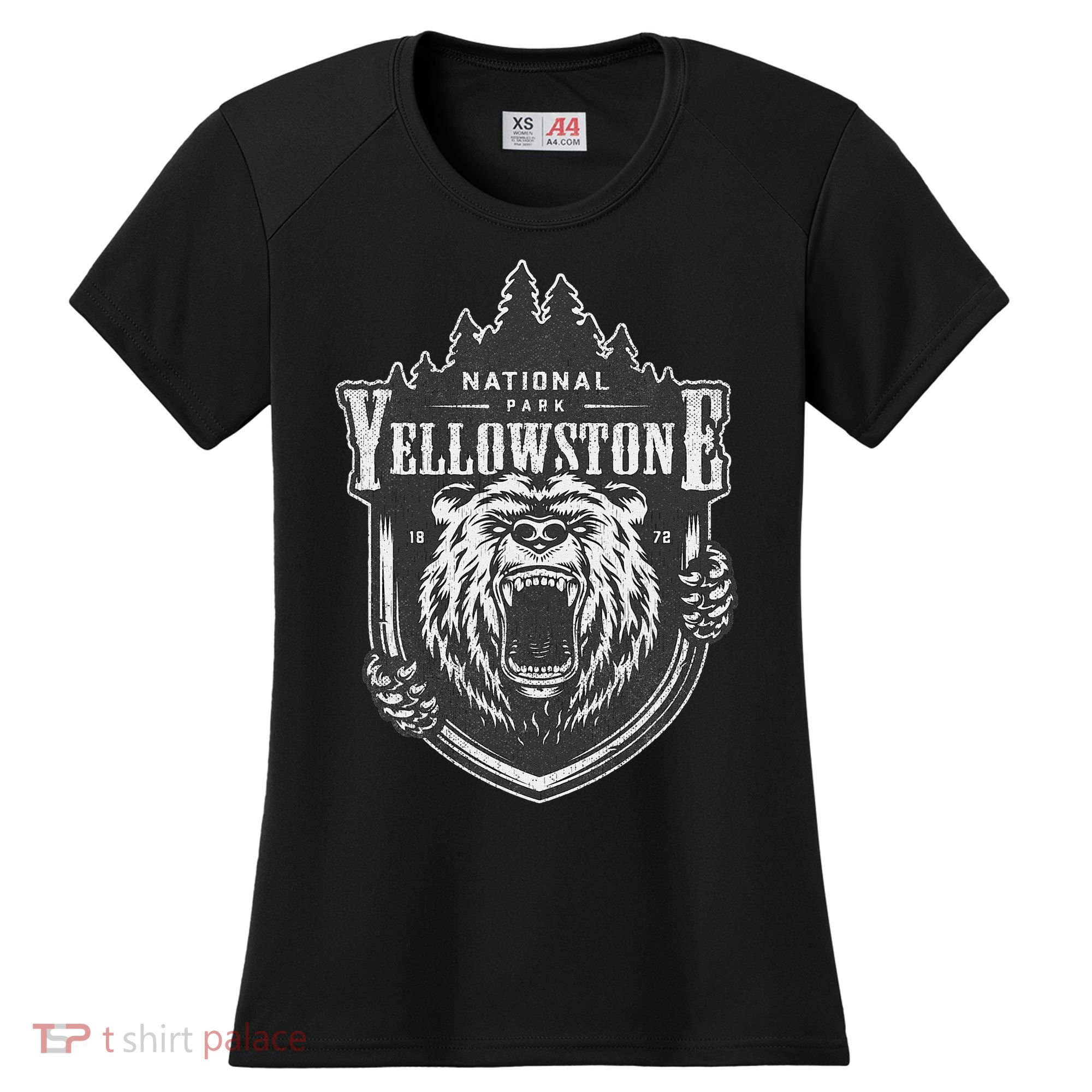 Yellowstone National Park Merchandise Yellowstone Souvenir Women's Cooling Performance Crew T-Shirt