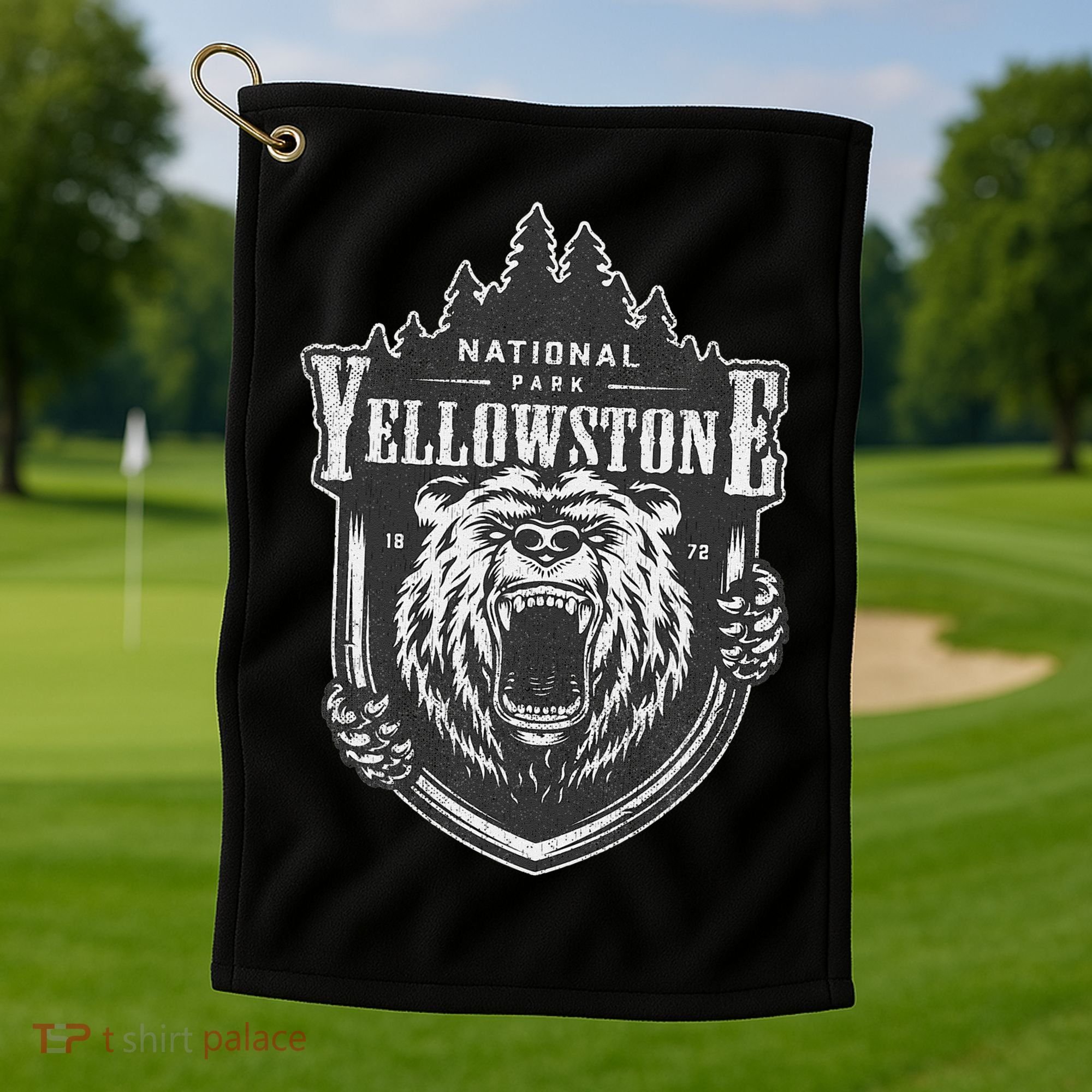 Yellowstone National Park Merchandise Yellowstone Souvenir Golf Towel