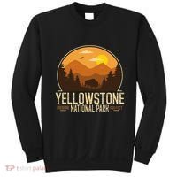 Yellowstone National Park Adventure Retro Hiking Sweatshirt thumb 0
