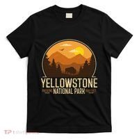 Yellowstone National Park Adventure Retro Hiking T-Shirt thumb 0